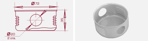коробка установочная КУВ-1М